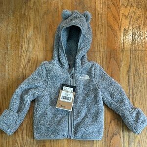 The North Face Gray Fleece Hoodie with Ears